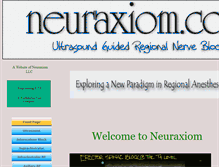 Tablet Screenshot of neuraxiom.com